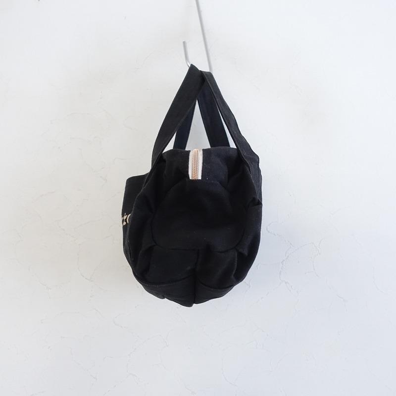 レペット repetto *ミニボストンバッグ*かばん手提げ綿キャンバス黒 
