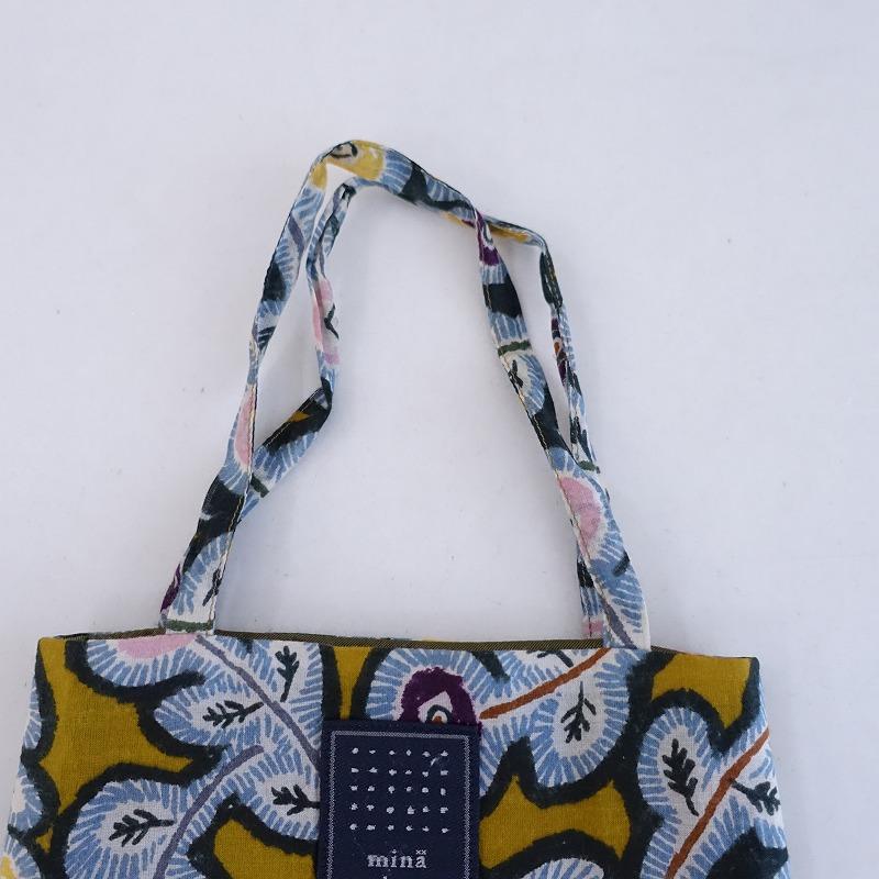 ミナペルホネン　minä perhonen 花柄 ハンドバッグ mina perhonen oval bag -flower crown- - ミナペルホネン正規