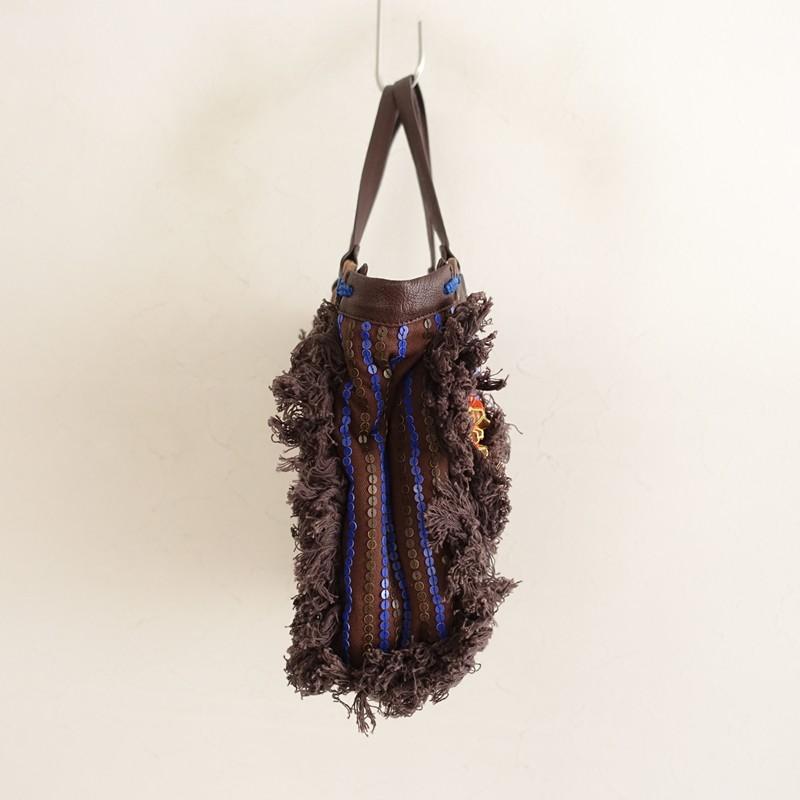 ジャーマンピエッシュ JAMIN PUECH バッグ ビーズ レザー ブラック Jamin Puech（ジャマン・ピュエッシュ） 【未使用/定価12.1万