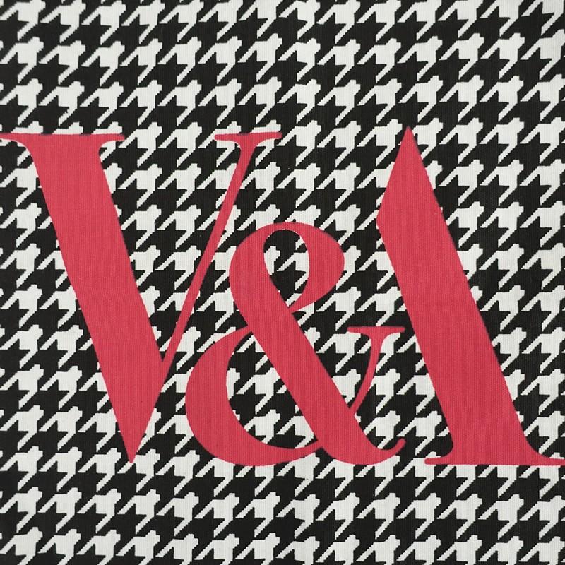 ヴィクトリア&アルバート V&A *トートバッグ*かばん肩掛け千鳥格子ロゴ