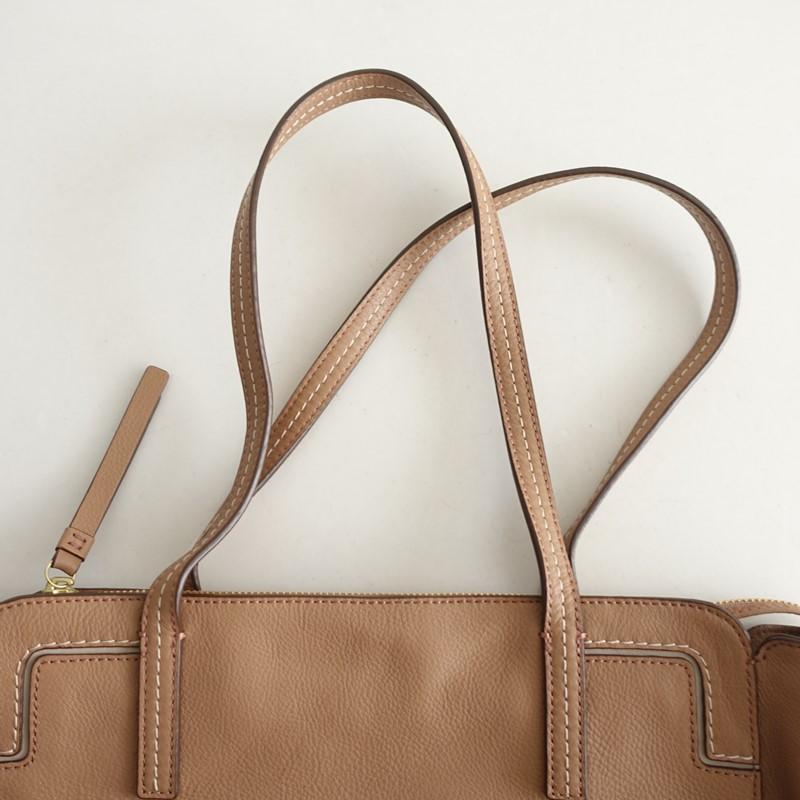 新品未使用 タグ付き SAZABY バッグ ショルダー エートートベージュレザー SAZABY（サザビー） トートバッグ ショルダー 2way キャンバス