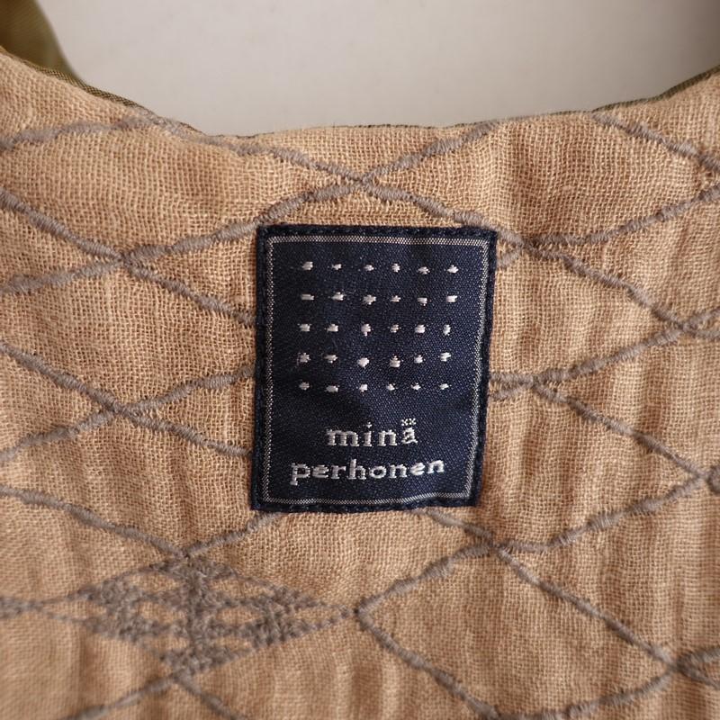 mina perhonen（ミナペルホネン） *pacific エッグバッグ*かばん手提げ