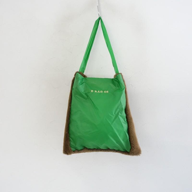 2025AW/美品/定価4.1万】エバゴス ebagos *エコファー×ナイロン 