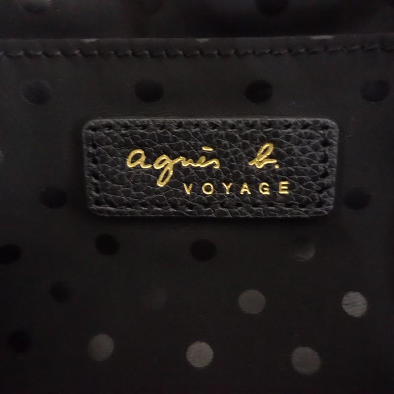 美品】アニエスベーボヤージュ agnes b. VOYAGE *レザーハンドバッグ