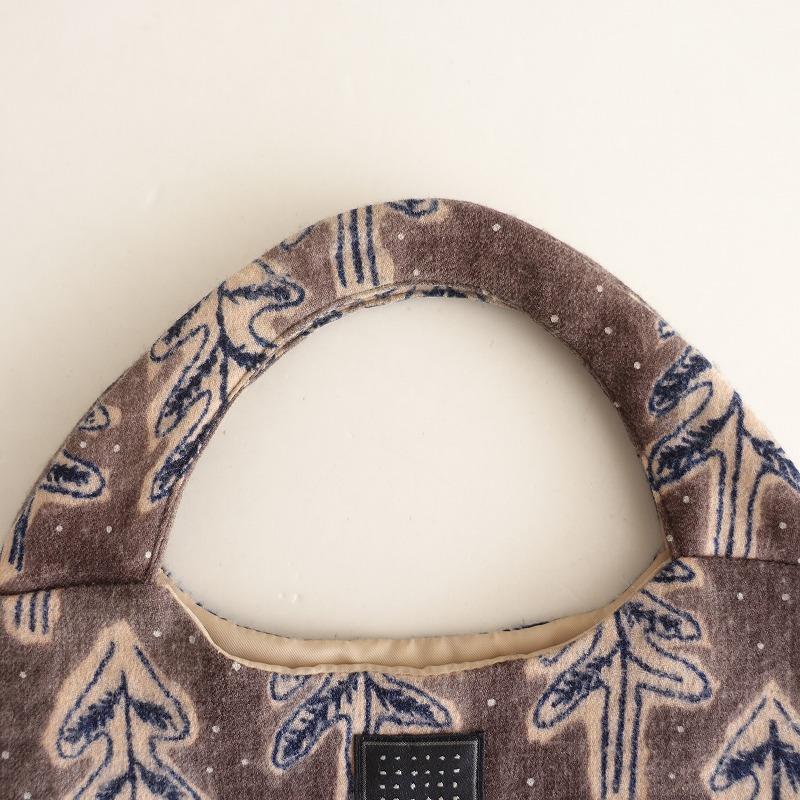 ミナペルホネン mina perhonen *snow candle エッグバッグ*スノー