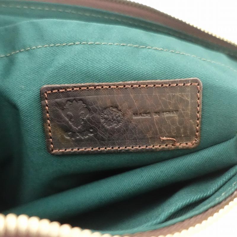 定価3.6万】チーバ CIVA *迷彩柄 レザークラッチバッグ*ミタリー
