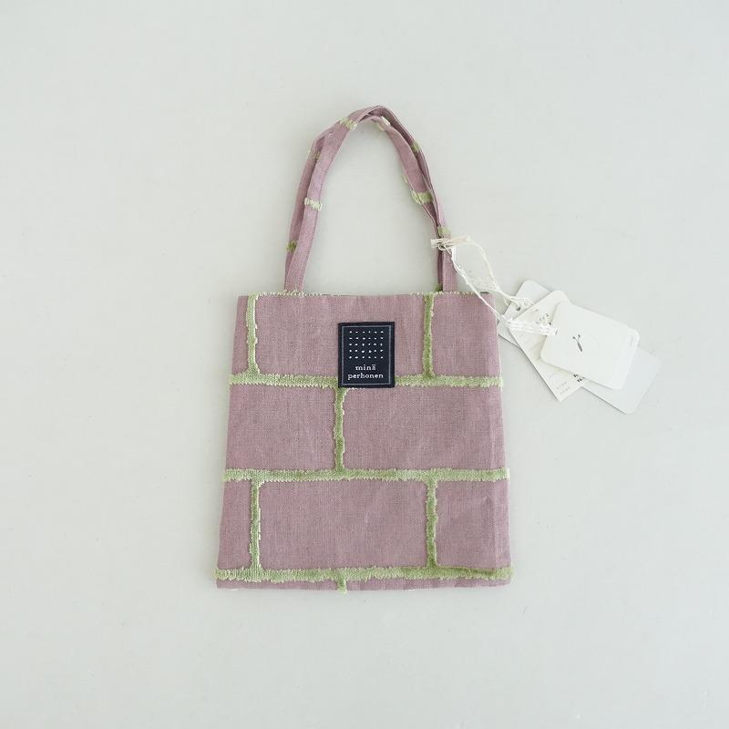 mina perhonen（ミナペルホネン） *brick mini bag ミニバッグ*ピンク