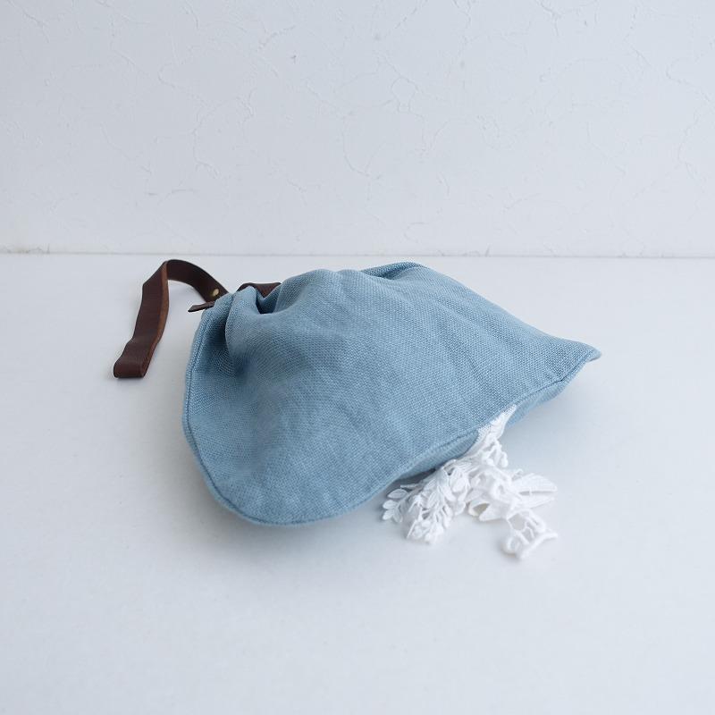 ミナペルホネン フォレストパレード　巾着　ポーチ mina perhonen（ミナペルホネン） 【美品/定価1.2万】ミナペルホネン