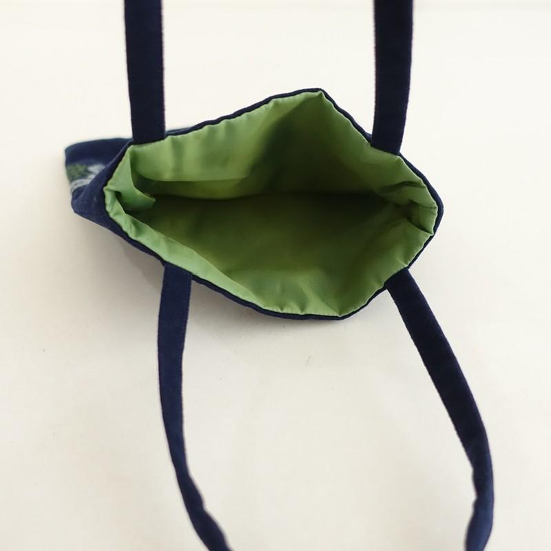 mina perhonen（ミナペルホネン） *peacock mini bag ミニバッグ*紺
