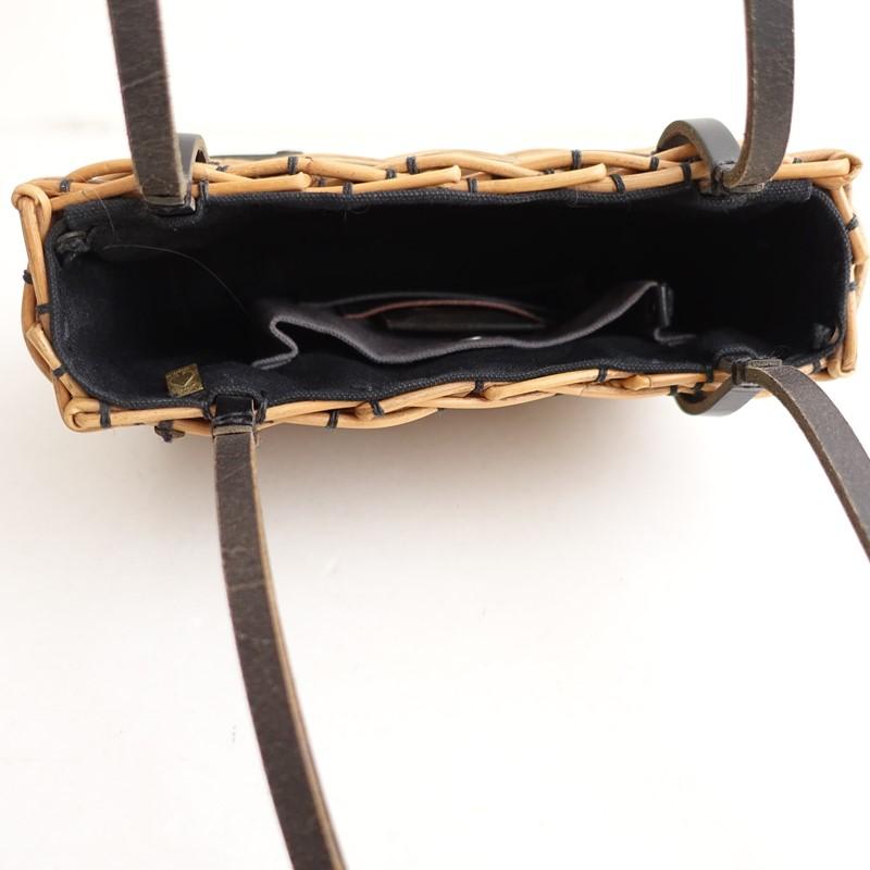 定価6.1万】エバゴス ebagos *横長肩掛け*カゴバッグかばんショルダー