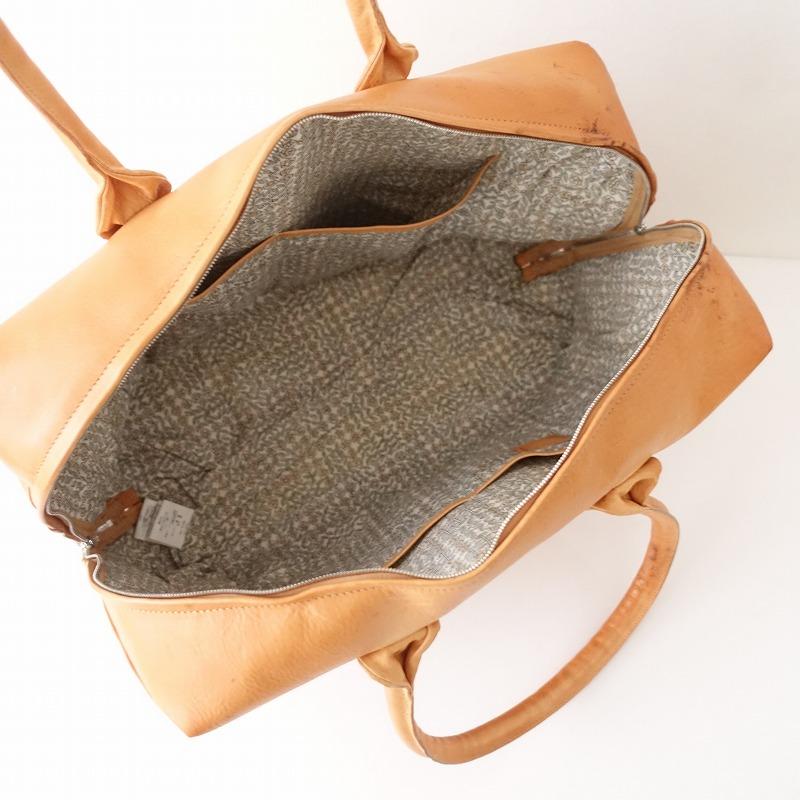 mina perhonen ミナペルホネン *レザーボストンバッグ*ブラウン mina perhonen ミナペルホネン *レザーボストンバッグ*ブラウン
