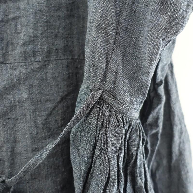 Veritecoeur（ヴェリテクール） *リネンシャンブレーサイドギャザー