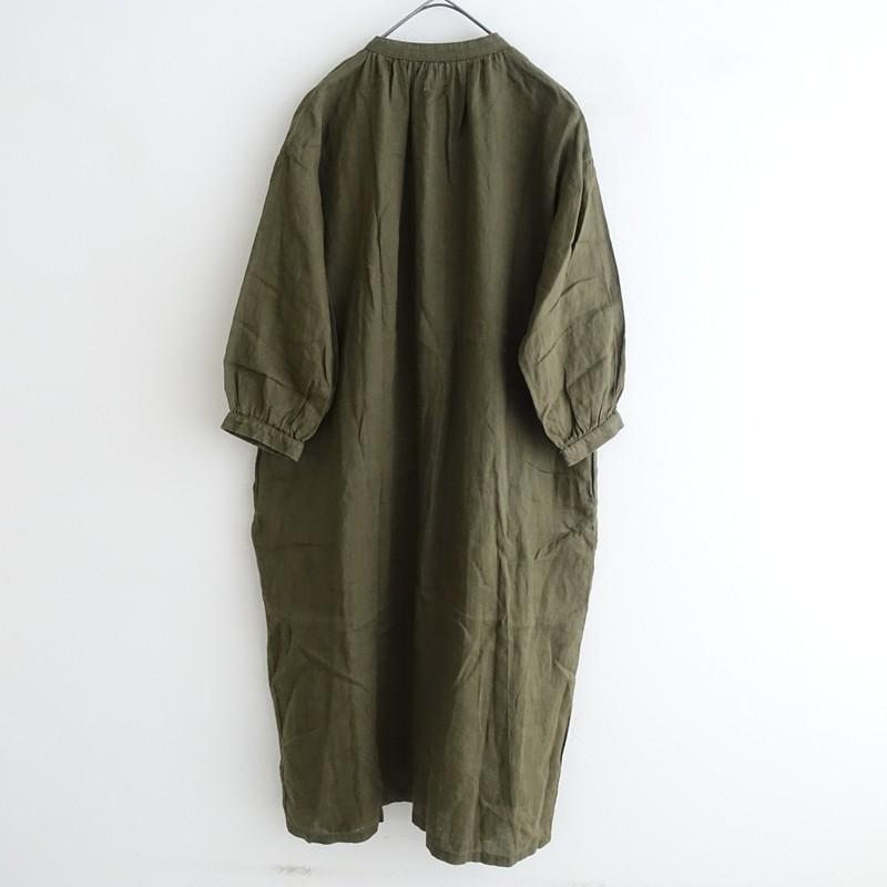 フォグリネンワーク fog linen work *リネンバンドカラーギャザー