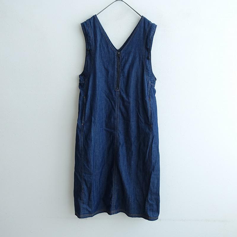 美品】グリッツァーンglitgern *デニムジャンパースカート*L