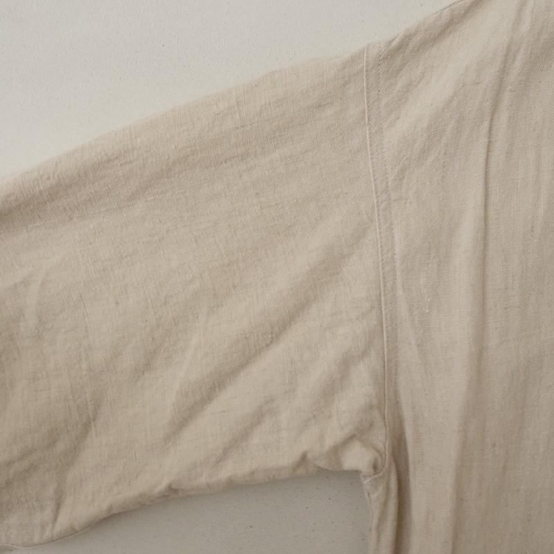 美品】ナチュラルランドリー NATURAL LAUNDRY *リネンロングコート*2 