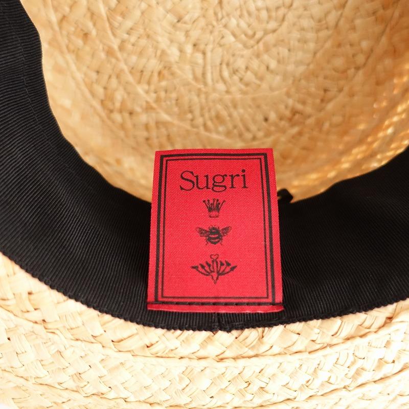 Sugri スグリ *カンカン帽*ぼうし天然素材ハットナチュラル0725(ha10