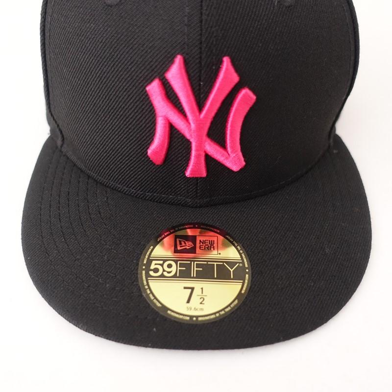 ニューエラ NEW ERA *59FIFTY NY オンフィールド キャップ*ブラック