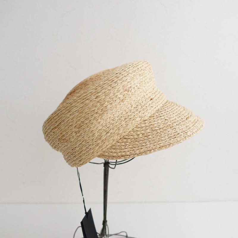 定価3.5万】エントワフェイン ENTWURFEIN *ラフィアキャップ*ONE
