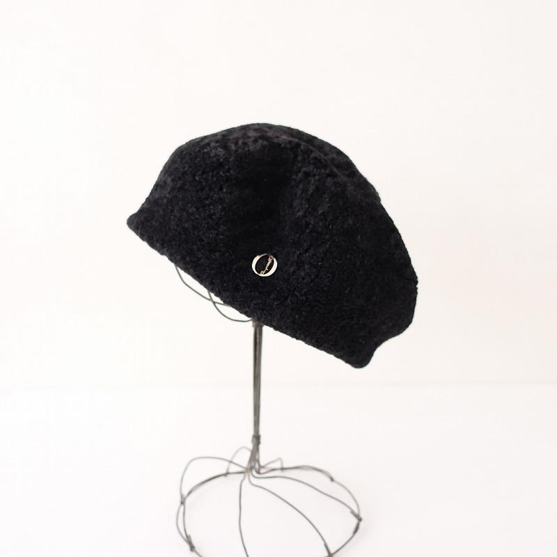 Chapeau d'O Color Boa Bucket 黒 【公式通販】