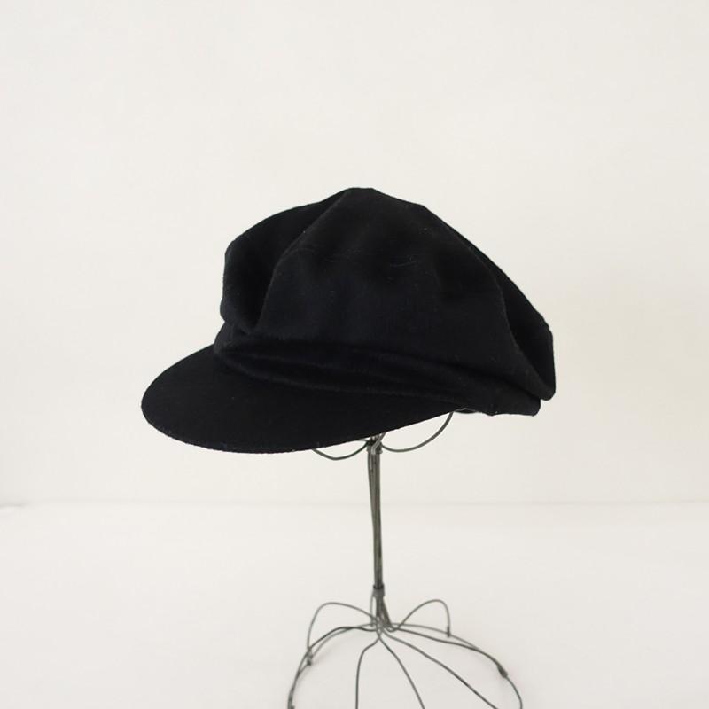 KIJIMA TAKAYUKI（キジマタカユキ） *キャスケット*ぼうし黒毛混1225