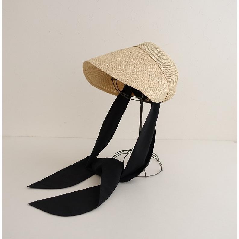 ミアハットアンドアクセサリー　麦わら帽子 美品/2022SS】ミア ハットアンドアクセサリー Mia Hat&Accessory
