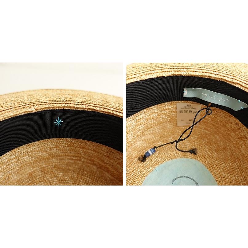 chisaki チサキ *ストローハット*天然素材麦わら帽子カンカン帽