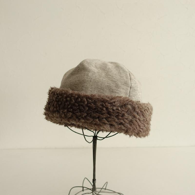 mature ha. マチュアーハ　オーガニックコットンフードキャップ 美品 mature ha.｜オーガニックコットン フード キャップ eco-015yk-yo 帽子