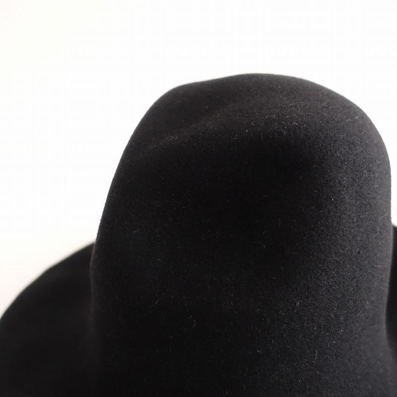 Reinhard Plank（レナードプランク） *フェルト中折れハット*黒