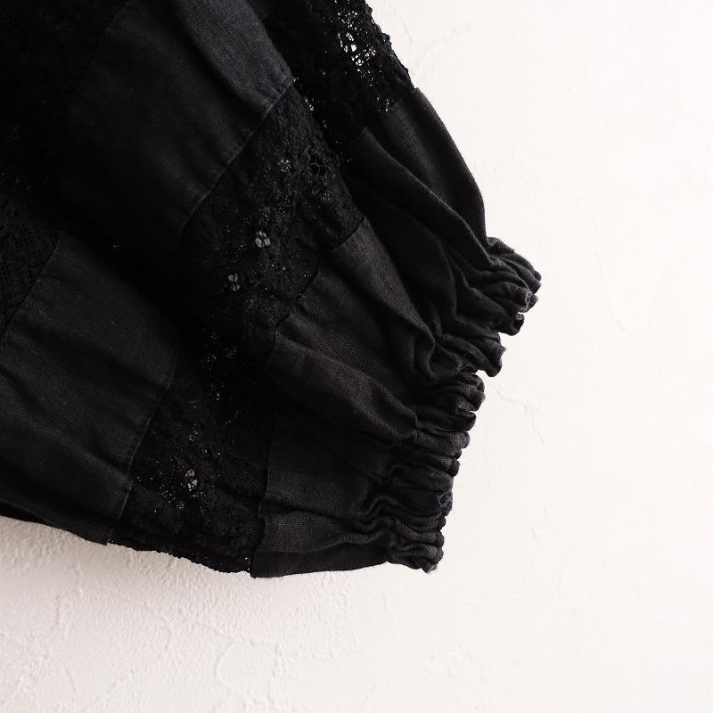 定価2.6万】ネストローブ nest Robe *レース付きスリーブリネン2way  