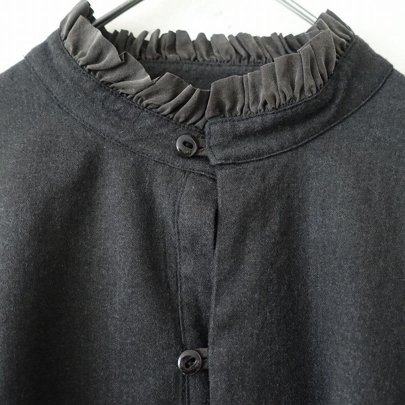 2025/美品/定価10万】シェヴィダレンク Chez VIDALENC *FRILL BLOUSE 