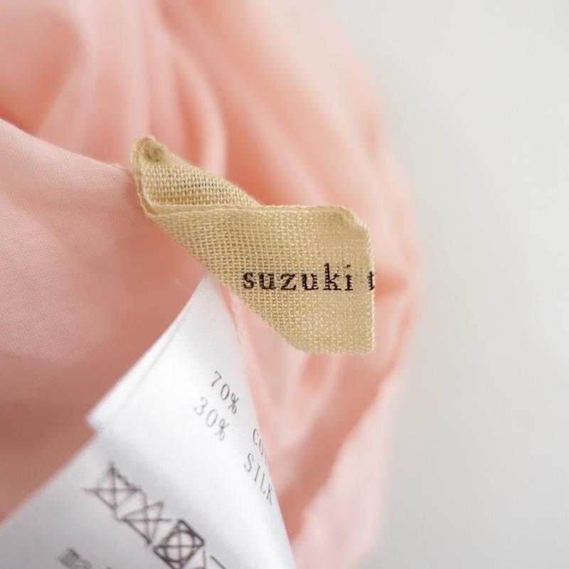 suzuki takayuki（スズキタカユキ） *パフスリーブブラウス*シャツ綿絹