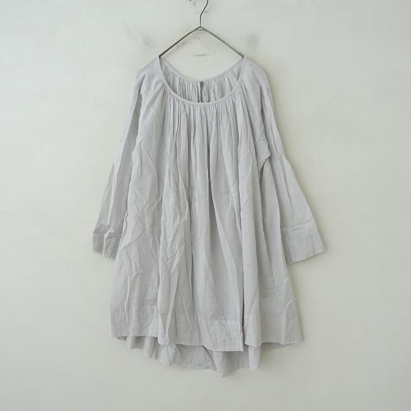 TOUJOURS（トゥジュー） *コットンギャザーチュニック*Fプルオーバー 