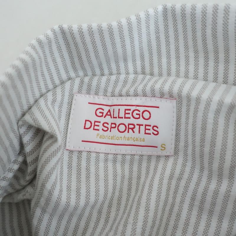 GALLEGO DESPORTES（ギャレゴデスポート） *ウェーブカラーシャツ*S 