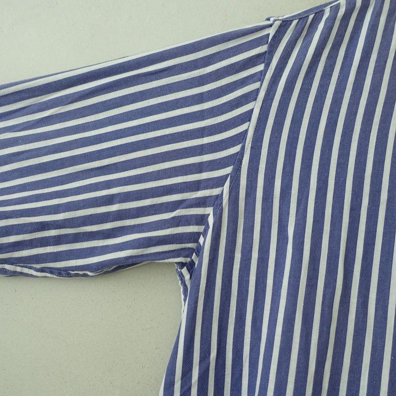 オールドマンズテーラー R&D.M.Co- *コットンリネンストライプシャツ