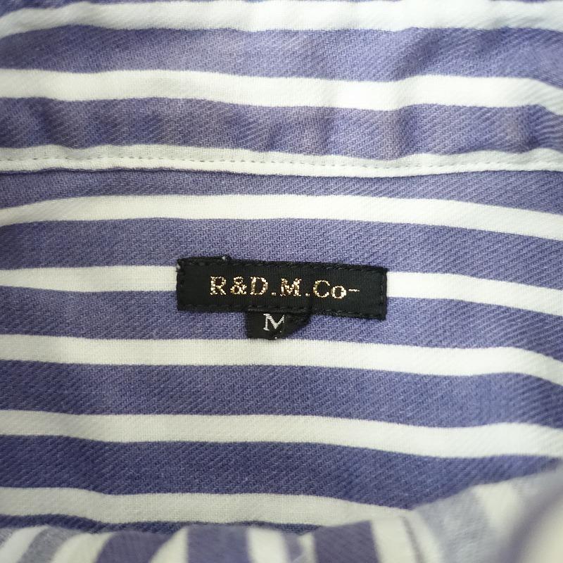 オールドマンズテーラー R&D.M.Co- *コットンリネンストライプシャツ