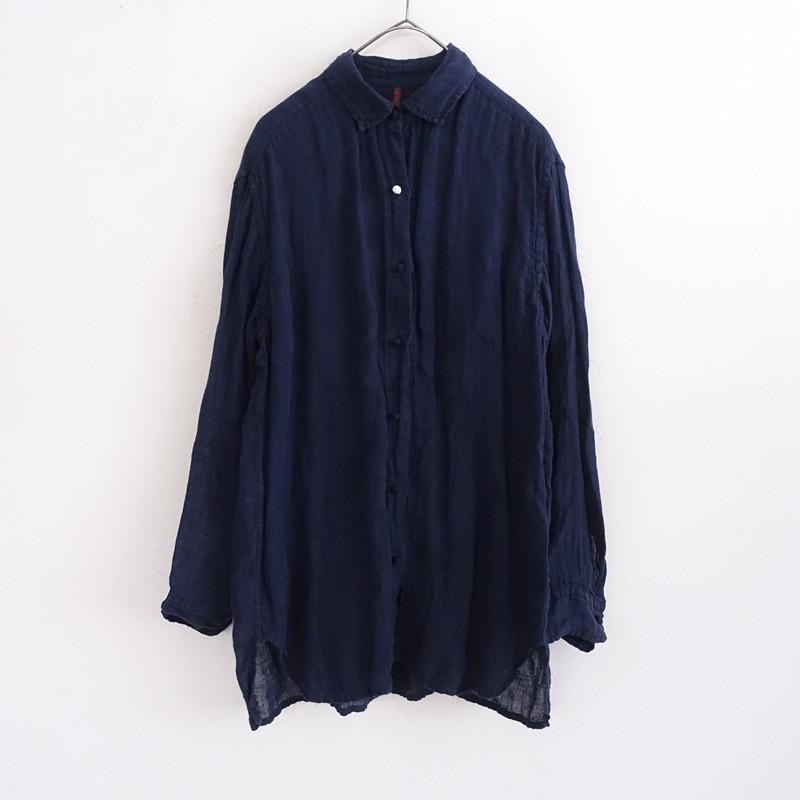 ダニエラグレジス DANIELA GREGIS *リネン長袖ロングブラウス