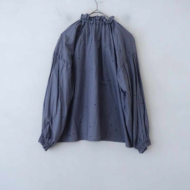 ヒトハリママ hitoharimama *ラッフルカラードットプリントプル 