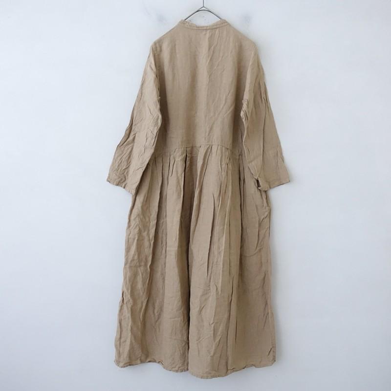 ネストローブ 2024 ウールリネン ロングワンピース 羽織 極美品 nest Robe（ネストローブ） 【定価2.9万】ネストローブ *リネン