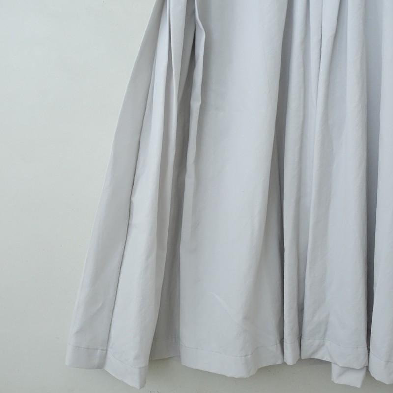 【定価9万】ミナペルホネン mina perhonen *sable Vネックドレス*38ワンピース毛ライトグレープリーツ(j1-2603-82)【92C62】_4