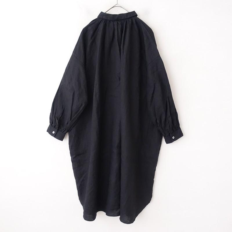 nest 【2025SS/美品/定価2.9万】ネストローブ Robe（ネストローブ） nest ブラック　ニット ネストローブ　リネン100% robe トップス