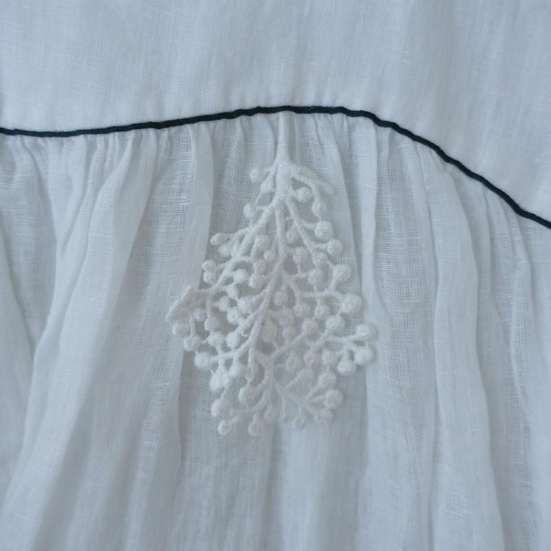 ミナペルホネン キッズ floraleaf ブラウス 美品】 mina perhonen 