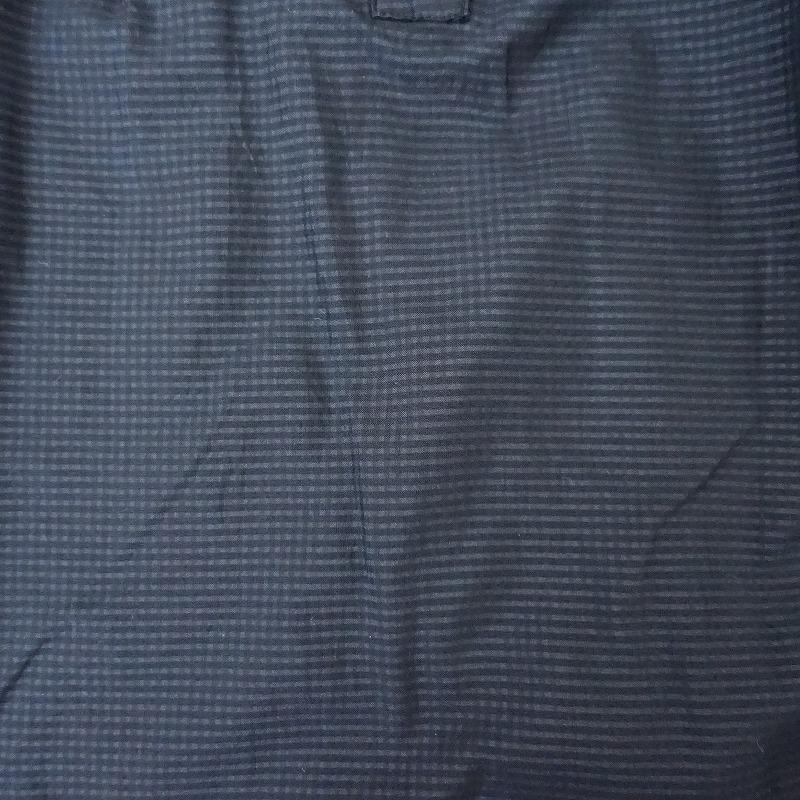 【美品/2023AW】ミナペルホネン mina perhonen *particule ヨーク切替ギャザーワンピース*36綿絹紺ドレス(j25-2507-218)【60H52】_5