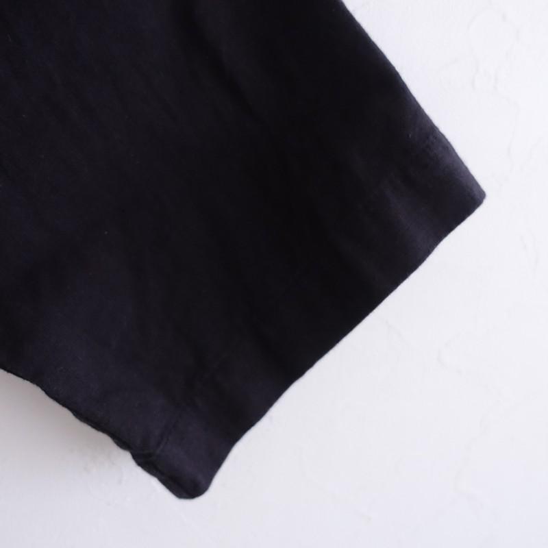 ネストローブ　UpcycleLino ブラックワーク刺繍ブラウス　美品 美品】ネストローブ×ワイフアンドハズバンド nest Robe UpcycleLino