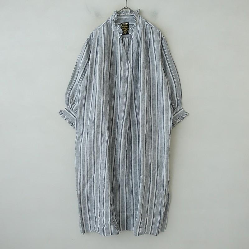 CLOTH&CROSS 【美品/定価3.5万】クロス＆クロス *リネンフリル 