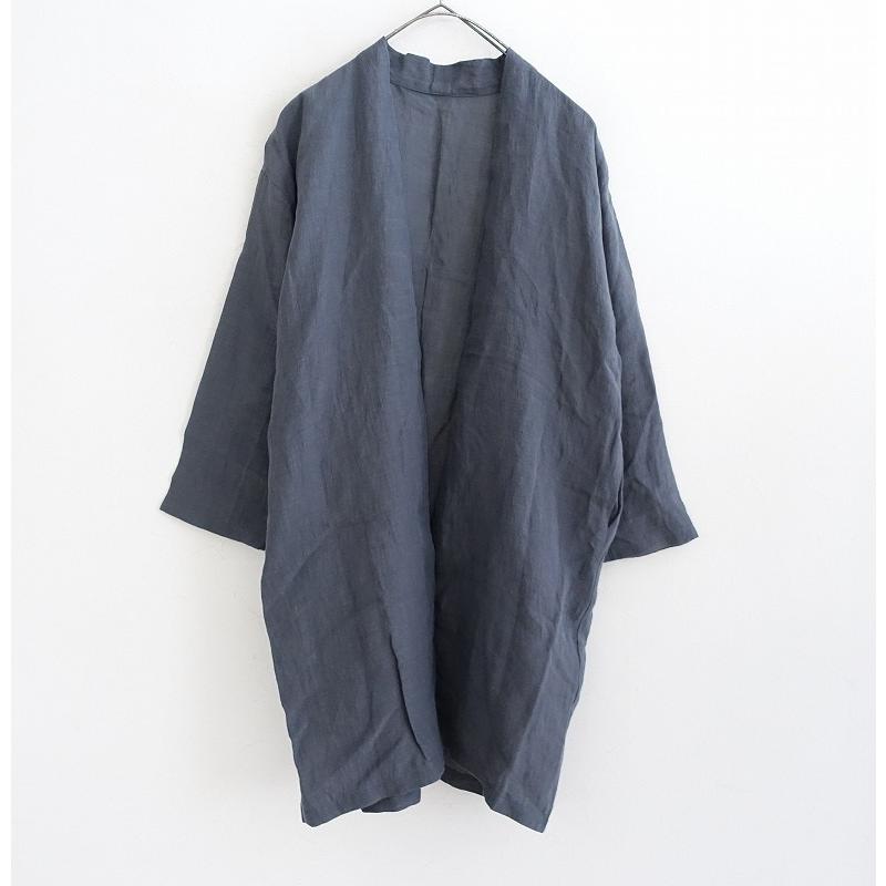 evam eva 【美品/2024/定価2.5万】エヴァムエヴァ *リネンローブ*M