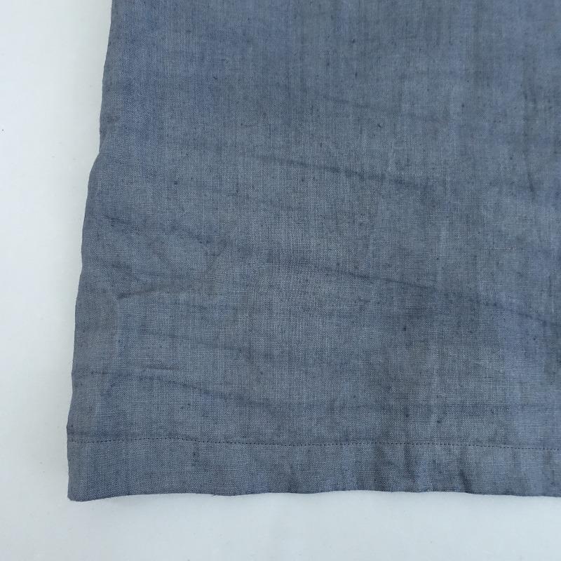美品】エズ ezu *カシュクールワンピース*リップル洋品店グレー長袖