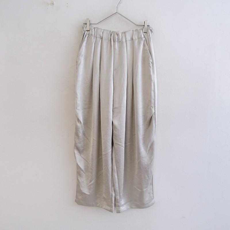 美品/2025/SS/定価1.9万】ミズイロインド mizuiro-ind *サテンワイド