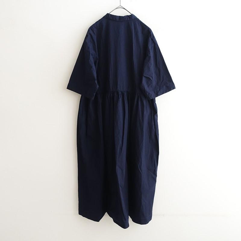 ICHI Antiquites 切り替えギャザーシャツワンピース ICHI Antiquites 【染】イチ アンティークス ICHI Antiquite's