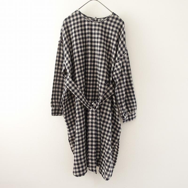 maison de soil ギンガムチェッククルネックプルオーバー maison de soil ギンガムチェッククルネックプルオーバー maison de