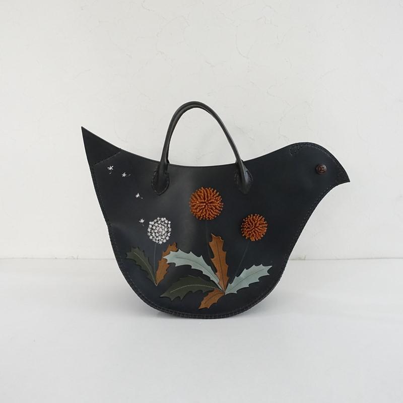 mina perhonen（ミナペルホネン） *tori bag とりバッグ*ブラック 